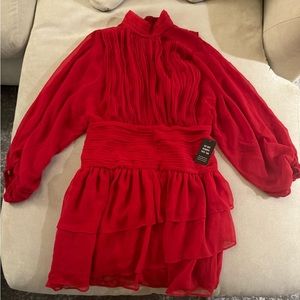 Red Holiday Mini Dress